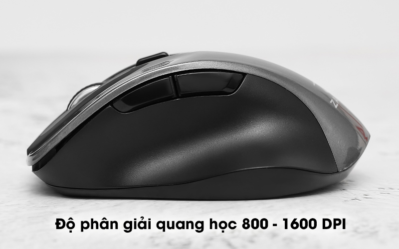 Chuột không dây Zadez M353 Xám - Cảm biến từ 800 - 1600 DPI